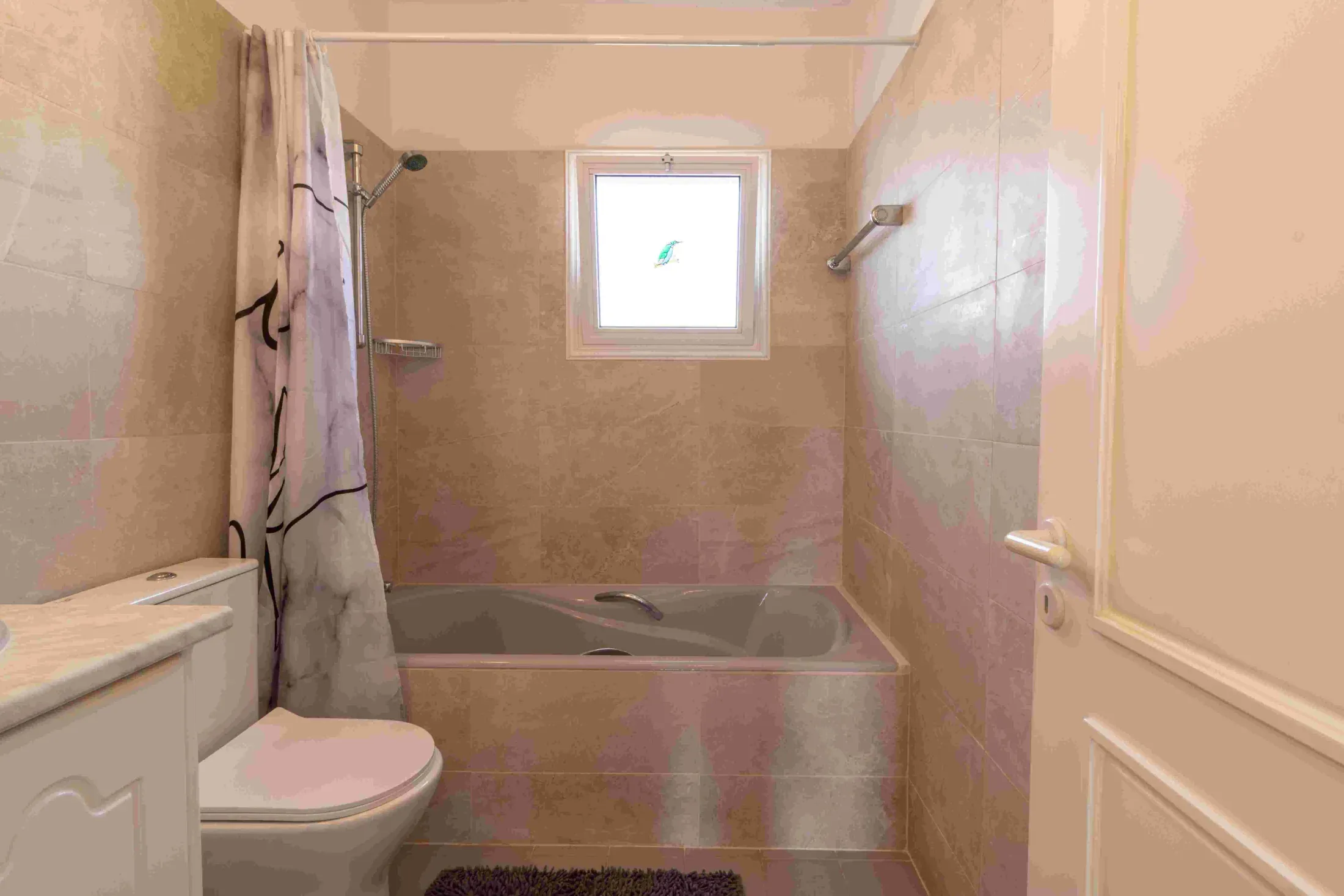 Second bathroom at Villa Nadezda with a bath