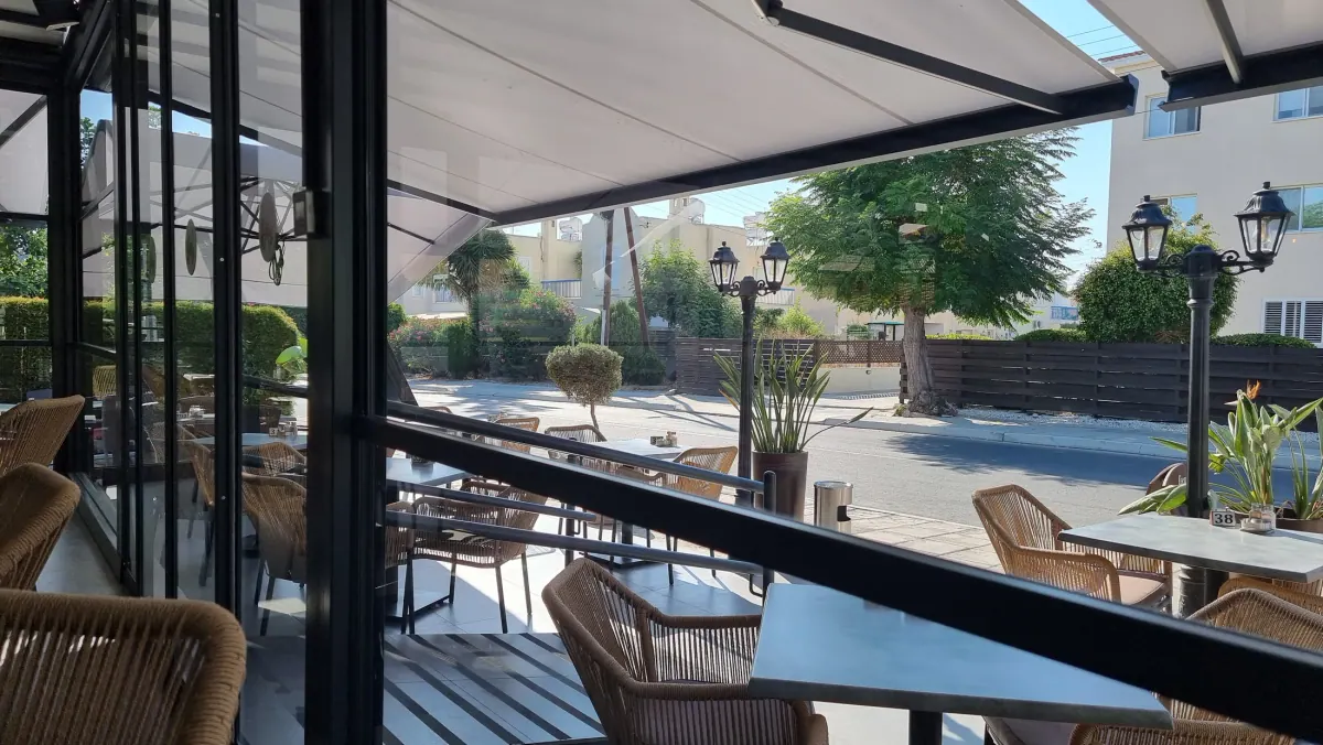 Indoor seating area of the Parrot Restaurant near Villa Nadezda
